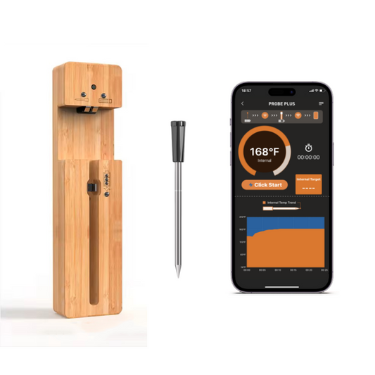 Finemold FM212 Meat Thermometer Bluetooth Wireless Thermometers For Food Grill Oven Cooking
