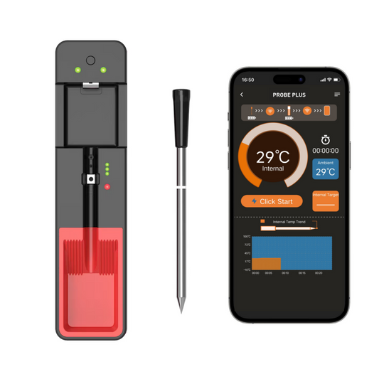 Finemold FM213 Wireless Bluetooth Meat Thermometer Food Thermometers For BBQ Grill Oven